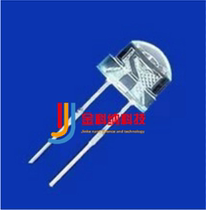 5mm blue blue light bead F5 bright light emitting diode straight straw hat white hair blue LED 1K = 25 yuan