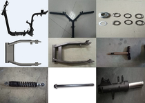 Suke electric car CU rear flat fork combination Left and right front shock absorber frame direction column direction handle assembly