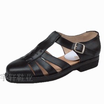 Goodyear handmade custom leather leather leather inner bottom line Old three mens work leather sandals