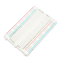 (he bin) mini breadboard 400 hole blue and red lines board Chang 8 5CM width 5 5CM