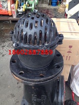 H42X-2 5 cast iron flange bottom valve water pump suction valve DN150 Chengdu fire fighting facilities bottom valve