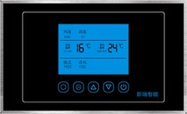 Hotel intelligent thermostat large screen LCD temperature control switch central air conditioning thermostat RS485 interface