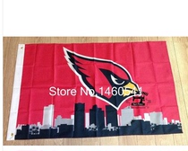 Foreign trade olive Cardinals outdoor Flag NFL Arizona Cardinals City Skyline Flag