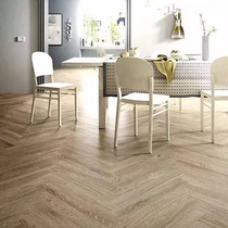 Kunming wood grain tile delivery installation Nordic laminate wood floor U-shaped groove hand grip pattern large board group purchase