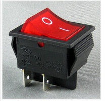 Open Shanghai Yongxing ship switch KCD4 KCD2-21NC 16A 4 feet with light red 220V