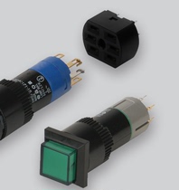 01-453 036 square reset 01-483 036 self-locking Swiss EAO button switch one open and one closed