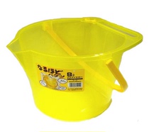 Japan imported handle high quality plastic bucket housework cleaning bucket car wash bucket outdoor fishing bucket 8 liters