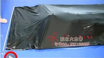 New listed latex clothes vacuum bed Jet Latex Suffocation Sleeping Bag with bracket No zip embroiled in style