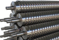 Split-wire roller winding roller exhibition cloth roller expansion roller shaping machine Round-net printing machine printing and dyeing accessories flat web