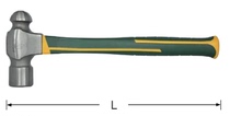 Shida Hardware tools Glass fiber handle round head hammer Iron hammer installation hammer 0 5 pounds-2 5 pounds 