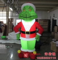 Christmas card ventilation mold Christmas decoration decoration supplies Door entrance decoration Cartoon wolf gas mold