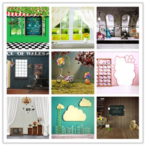 New Movie House Photo Gallery Photography Children 100 Days Old Baby Birthday Shoot Korean Version Home Mini Selfie Background Cloth