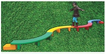 Plastic Solo Wood Bridge Balance Wood S Type Sensory Integration Training Nursery School Balance Wood Sensation System Training Equipment