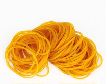 Rubber band Rubber ring cowhide tendon High quality rubber band yellow cowhide tendon 100 packs