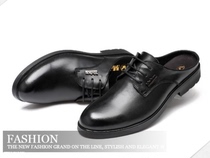 New Genuine Leather Mens Single Slippers Home Mens Warm Cotton Slippers Casual Bag Head Mens Leather Shoes Fitting Room Men Shoes