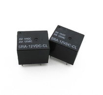 Black 12V 5 Pot SRA-12VDC-CL T74 20A Sonle Relay Original Specials