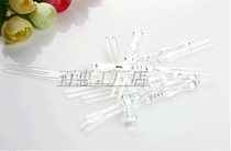Disposable fruit fork disposable plastic fork transparent bamboo fork cake fork about 90 bags