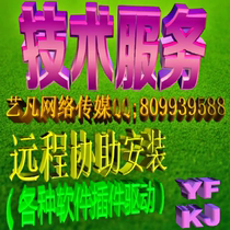 Remote assistance installation:uninstall and clear software plug-in driver sinicization tutorial and other technical services