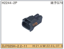 Automotive connector 2-hole DJ7025H-2 2-11 rubber shell and terminal domestic