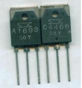  Audio power amplifier pair tube A1693 C4466 original imported disassembly 2 yuan pair