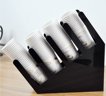 Coffee cup holder Milk tea take-out cup holder Cup holder Disposable paper cup storage shelf Plastic cup holder