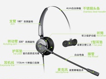 Ayteo HD310 noise reduction landline computer ear phone headset wireless phone headphones headphones