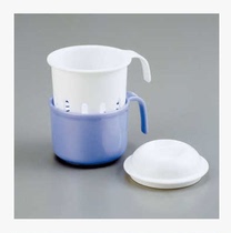 Japan imports SANADA double layer water filtration false tooth cleaning case preserving cup with cover false tooth case tooth container