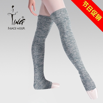 Chen Ting ballet long hair leg socks autumn and winter yoga practice to protect fashion warm men and women Adult Knee Socks