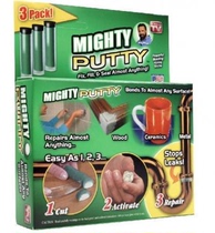 Powerful mastic super glue magic resin mastic water pipe glue leak Mighty Putty TV