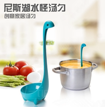 Devil Shang Home Creative hipster Ness Lake Monster Soup Dinosaur Spoon