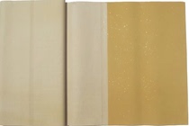 Six feet imitating the ancient sprinkle of gold and rice paper.