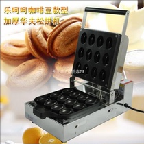 LEHEHE Lotte Stainless Steel Single Head Waffle Cake Machine Coffee Bean Type Truffle Machine Commercial Waffle Stove