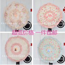 Lace fabric double-layer electric fan cover dust cover single-layer electric fan cover ground table round all-inclusive electric fan cover