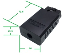 ELM327 Bluetooth plug housing OBD plug housing OBD2 Diagnostic connector