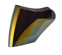 SOL helmet windshield large lens SO-1 SO-2 SO-7 Universal Light deep tea electric Red Blue Silver anti-fog sheet