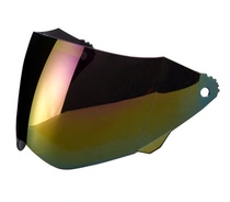 China Taiwan SOL Helmet SS-1 Transparent Light Deep Tea Electroplating Red Blue Silver Windshield Large Lens Anti-Fog