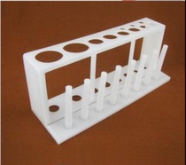 Plastic test tube rack 8 holes from large to small test tube rack experimental supplies laboratory consumables test tube rack