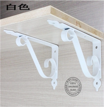 Creative support wall-mounted shoe store right-angle layer Board white bookshelf new store board shelf simple hardware accessories