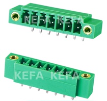 Plug-in terminal block KF2EDGVM 2EDGRM-3 81 with ear positioning straight pin seat curved needle seat
