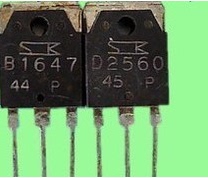 Original audio amplifier pairing tube B1647 D2560 measured and shipped a pair of 3 5 yuan 