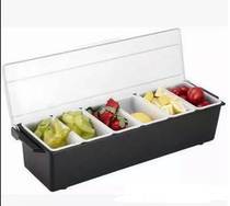 Special seasoning box bar fruit box 4 grid 6 grid fruit box 4 grid 6 grid fruit box bar