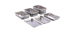 1 1 Stainless steel American straight basin Stainless steel American number basin box Ice cream plate basin cover