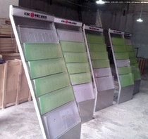  ICBC floor-standing single-sided folding rack Data rack ICBC display promotional rack ICBC single-sided folding