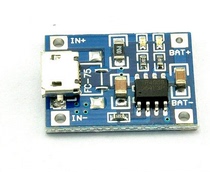 TP4056 1A lithium battery dedicated charging board charging module punching MICRO Interface Mike USB