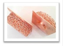 Kunshan manufacturers order new copper plate plated foam copper copper plate inlaid foam copper sponge metal phase change material