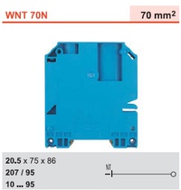 WNT 70N 35 Weidmüller Zero Wire Terminal Block 9512210000