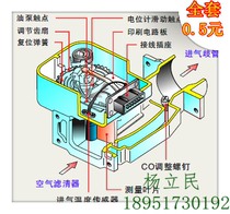 Automobile sensor maintenance principle detection Atlas auto repair electronic control principle repair car repair entry inspection and maintenance