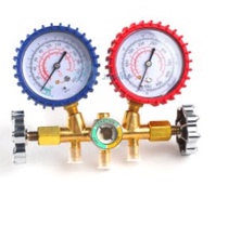 Hongsen double watch valve HS-536B-R22 0 9m copper frame household air conditioning fluoridation tool set refrigerator