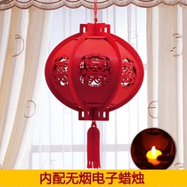 Wedding celebration Wedding supplies Non-woven creative Hi word palace lights red lantern pendant Wedding room decoration gifts
