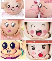 Photo studio photography paper painted pregnant women stickers photo belly stickers pregnant mother shoot big belly photos pregnant women photo props